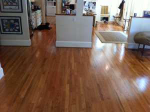 Kitchen floor refinishing - Virginia Highlands